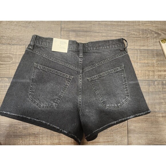 Universal Thread Women's Mid Rise 90's Baggy Jean Shorts - Black Size 4 - Picture 3 of 5